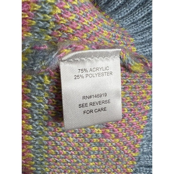 FFRESHMAN 1996 Knit Acrylic Blend Sweater Colorful Pattern Junior Size XL 16 - Picture 5 of 8